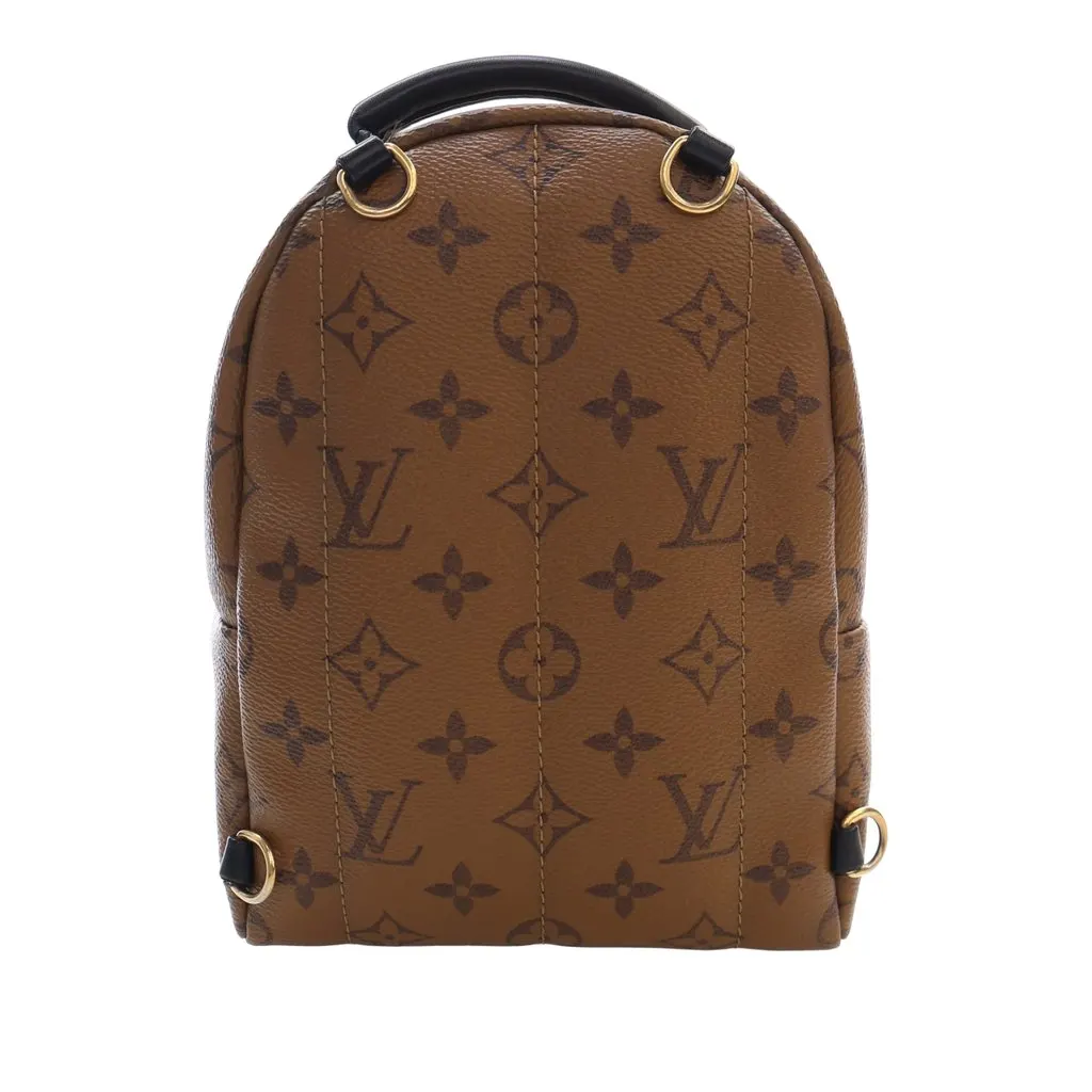 Louis Vuitton Monogram Reverse Mini Palm Springs Brown Canvas Very good - Model View