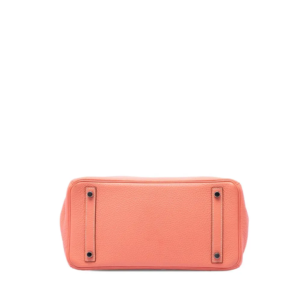 Hermès Clemence Birkin Retourne 30 Orange Leather Very good - Inside View