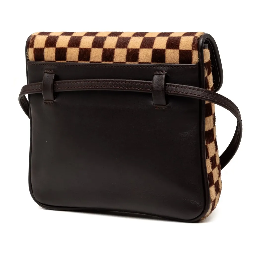 Louis Vuitton Damier Sauvage Gazelle Brown Leather Very good - Back View