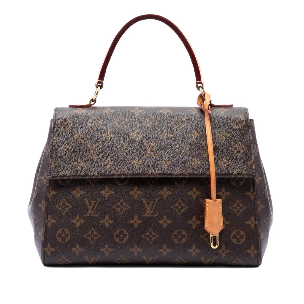 Louis Vuitton Monogram Cluny MM Brown Very good - Front View