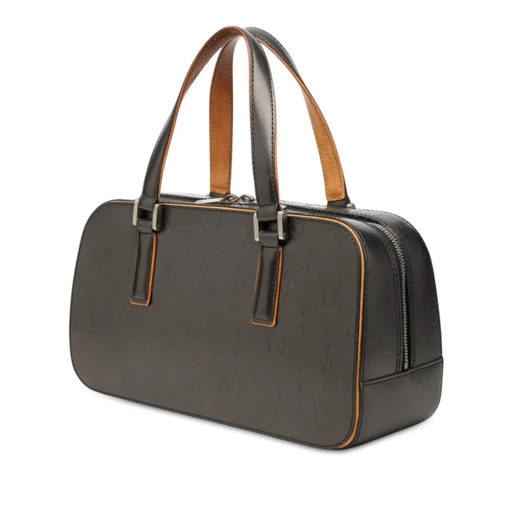 Louis Vuitton Monogram Mat Shelton Grey Leather Very good - Back View