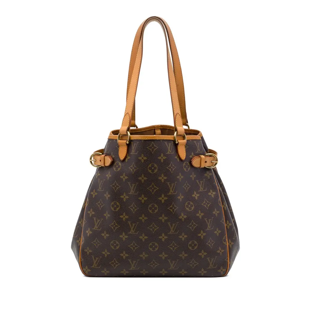 Louis Vuitton Monogram Batignolles Vertical Tote Brown Canvas Very good - Front View
