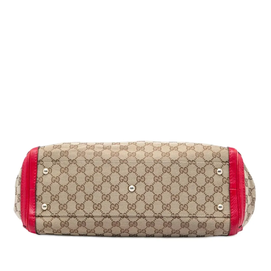 Gucci GG Canvas Bella Tote Beige Very good - Inside View