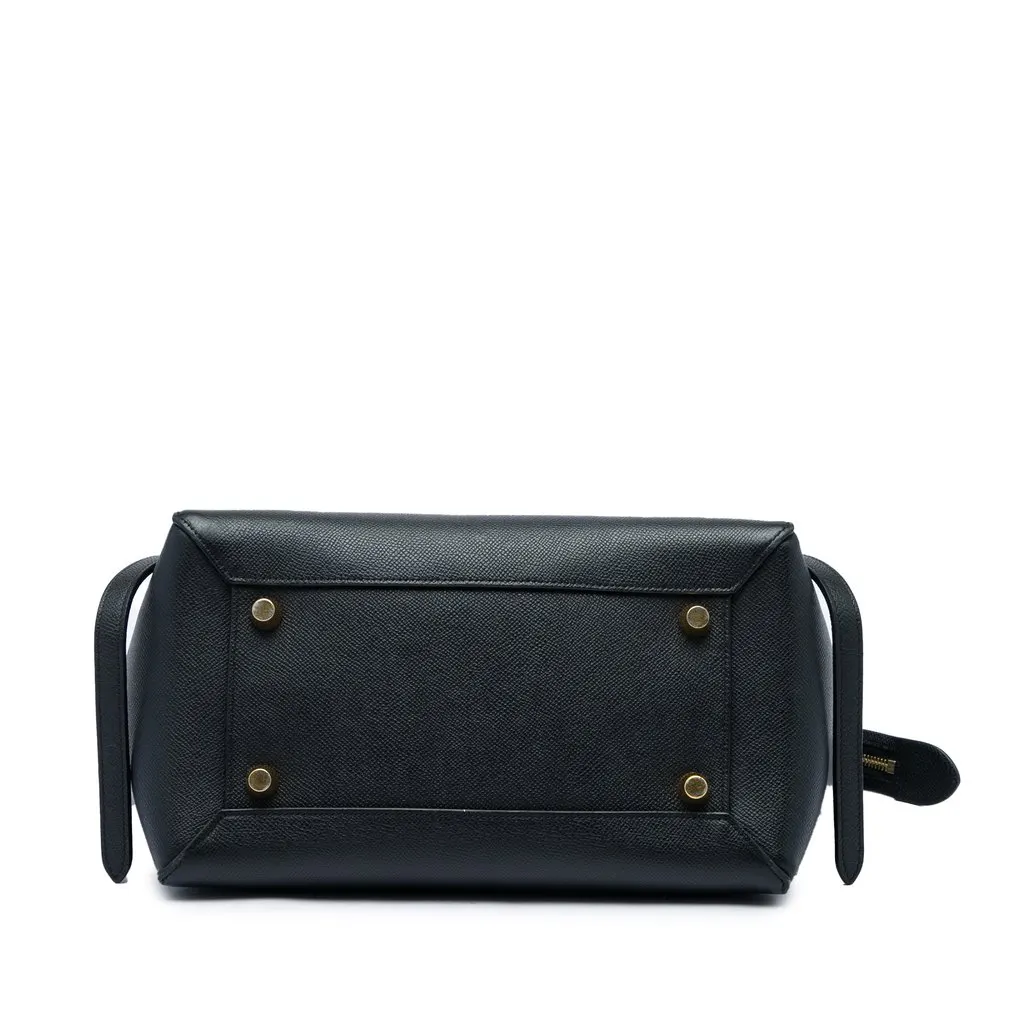 Celine Mini Grained Calfskin Belt Bag Black Leather Very good - Inside View