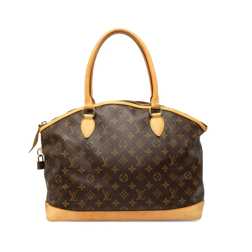 Louis Vuitton Monogram Lockit Horizontal Brown Good - Front View