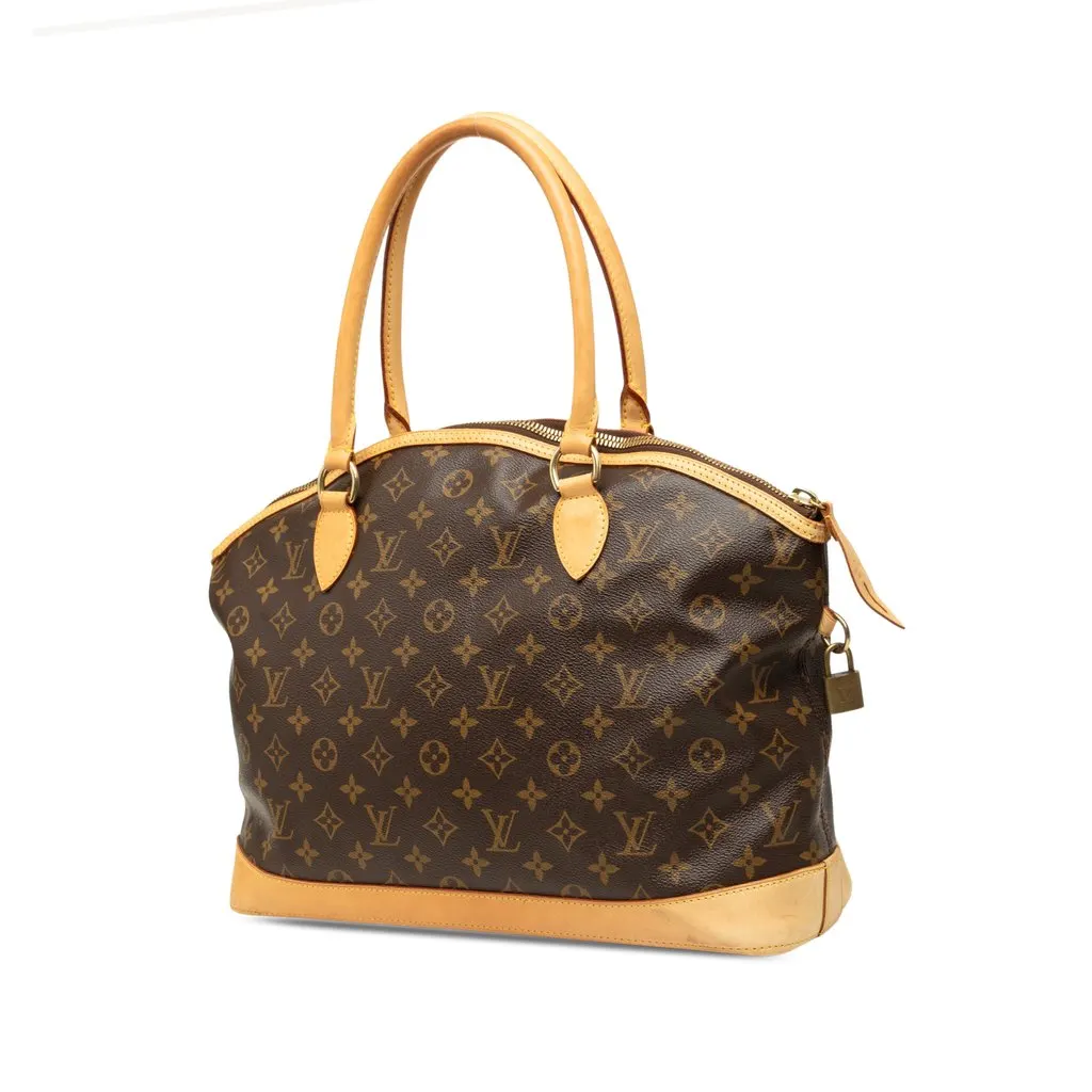 Louis Vuitton Monogram Lockit Horizontal Brown Good - Back View