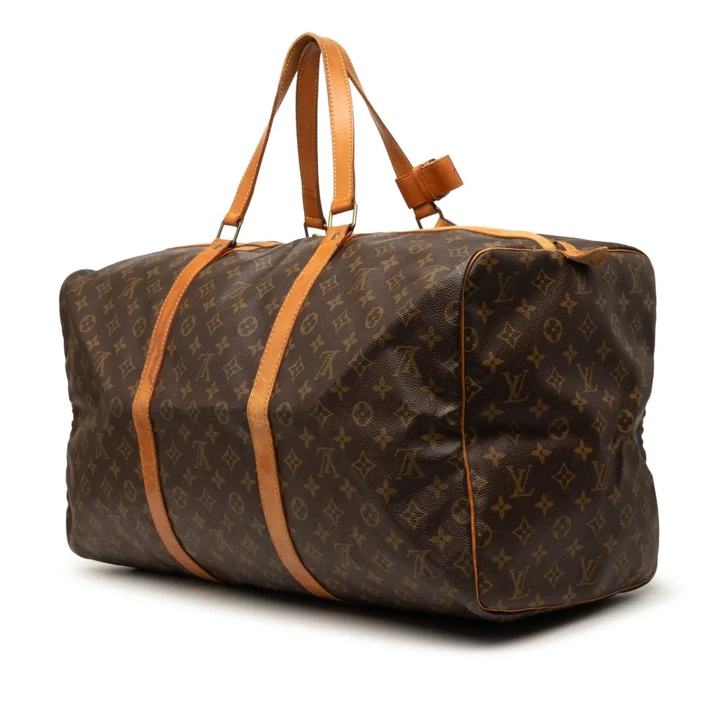 Louis Vuitton Monogram Sac Souple 55 Brown Good - Back View