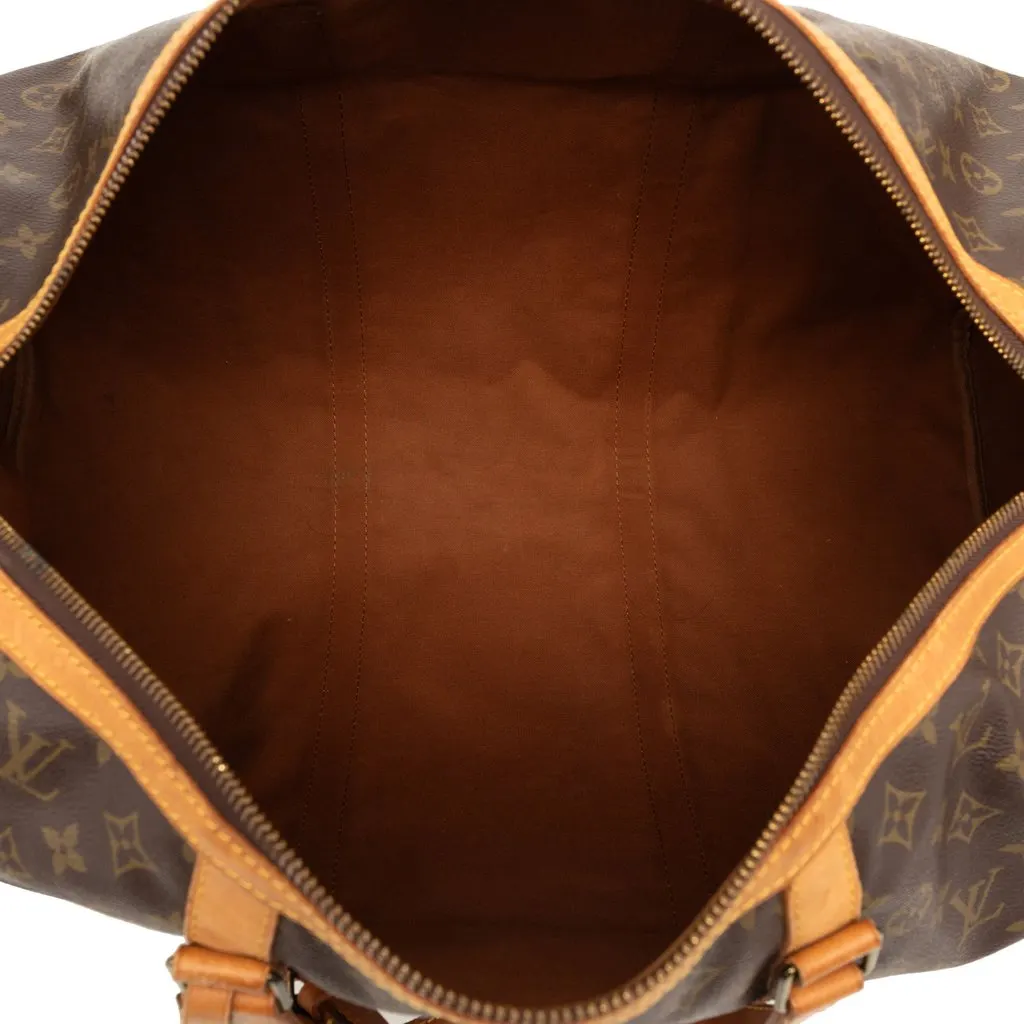 Louis Vuitton Monogram Sac Souple 55 Brown Good - Model View