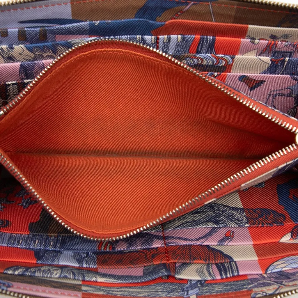 Hermès Epsom Silk In Classique Long Wallet Brown Leather Very good - Model View