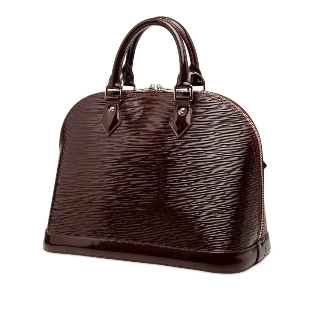Louis Vuitton Electric Epi Alma PM Purple Leather Good - Back View