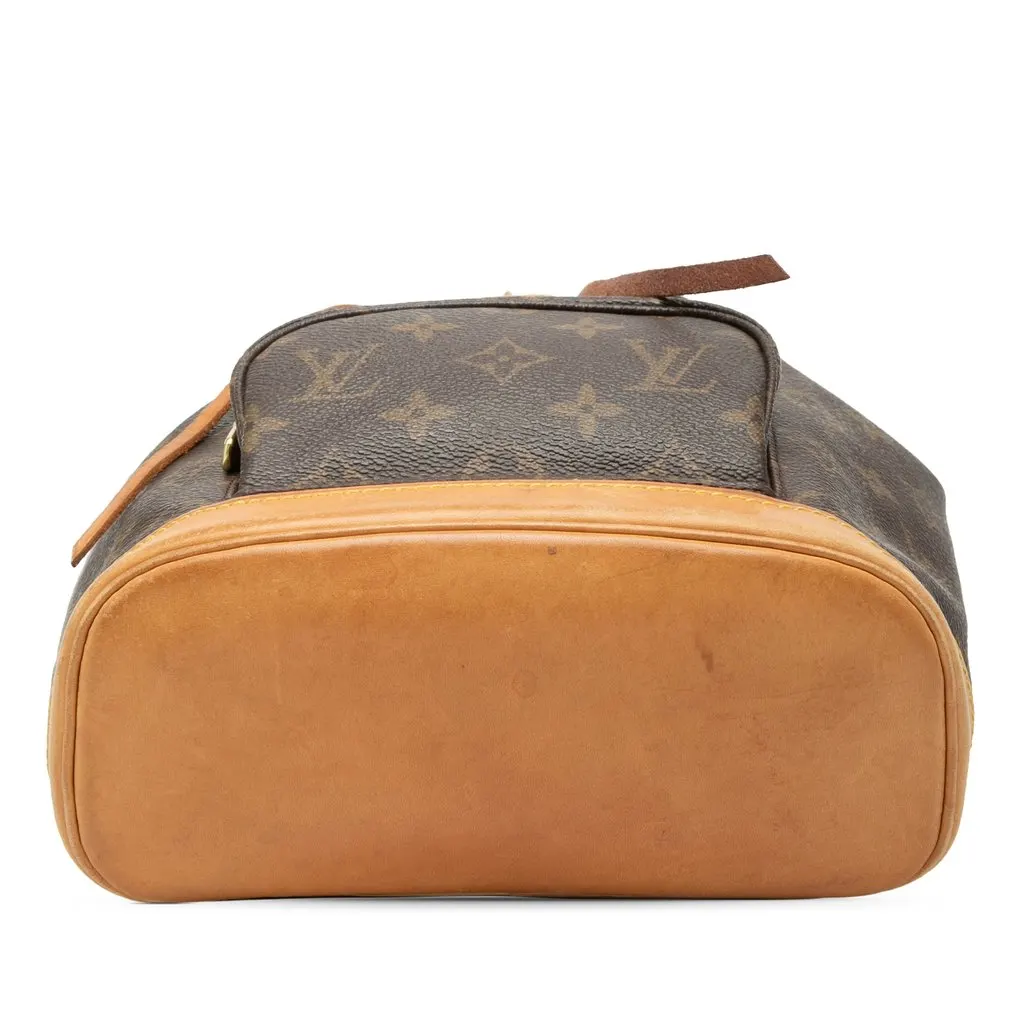 Louis Vuitton Monogram Mini Montsouris Brown Canvas Very good - Inside View
