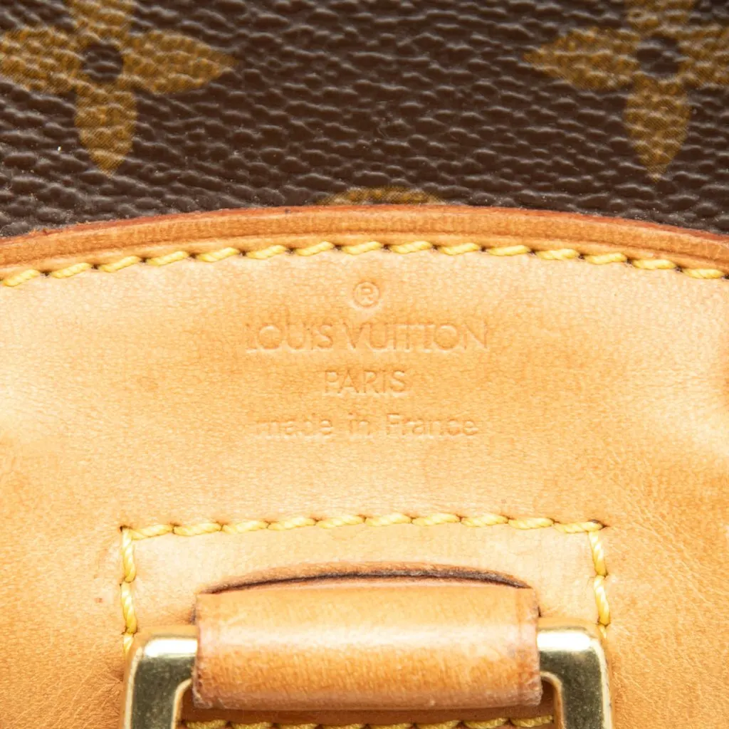 Louis Vuitton Monogram Mini Montsouris Brown Canvas Very good - Box View