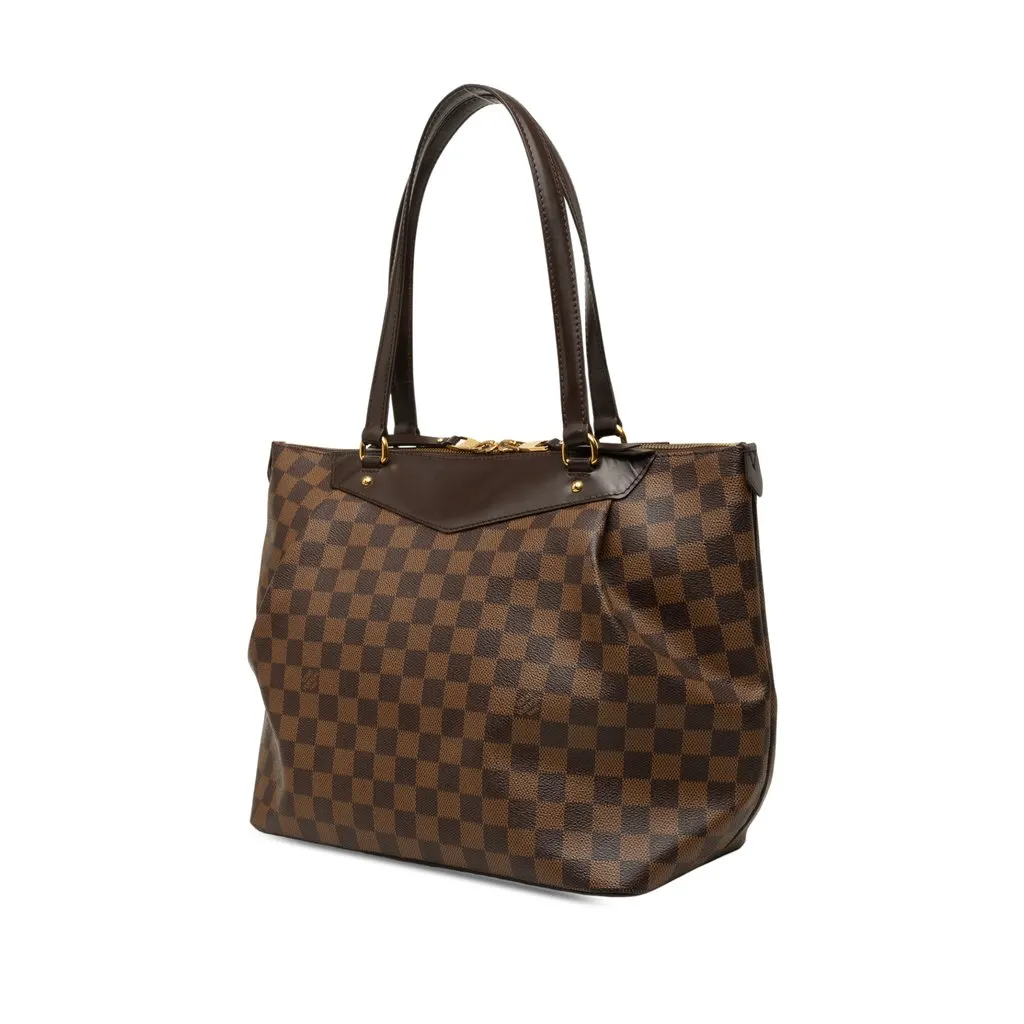 Louis Vuitton Damier Ebene Westminster GM Brown Canvas Good - Back View