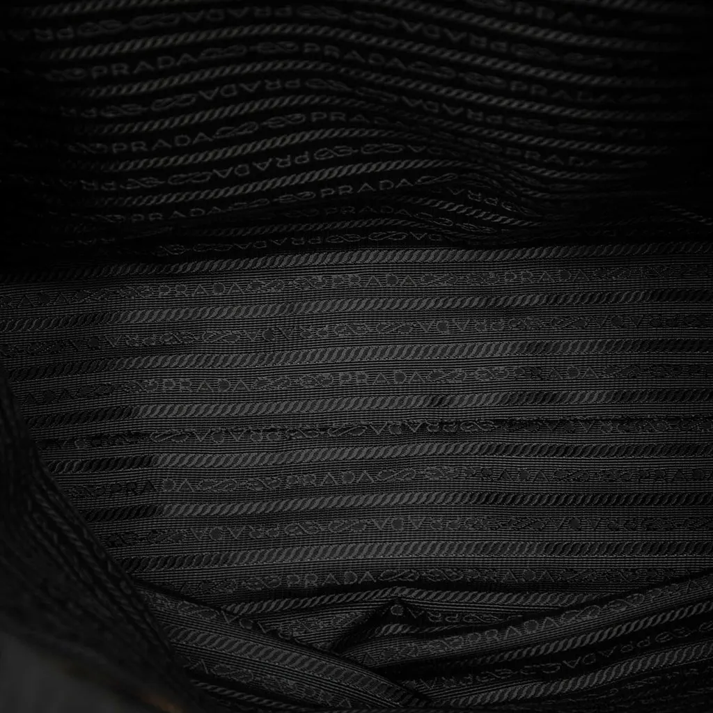 Prada Tessuto Tote Black Polyamide Good - Model View