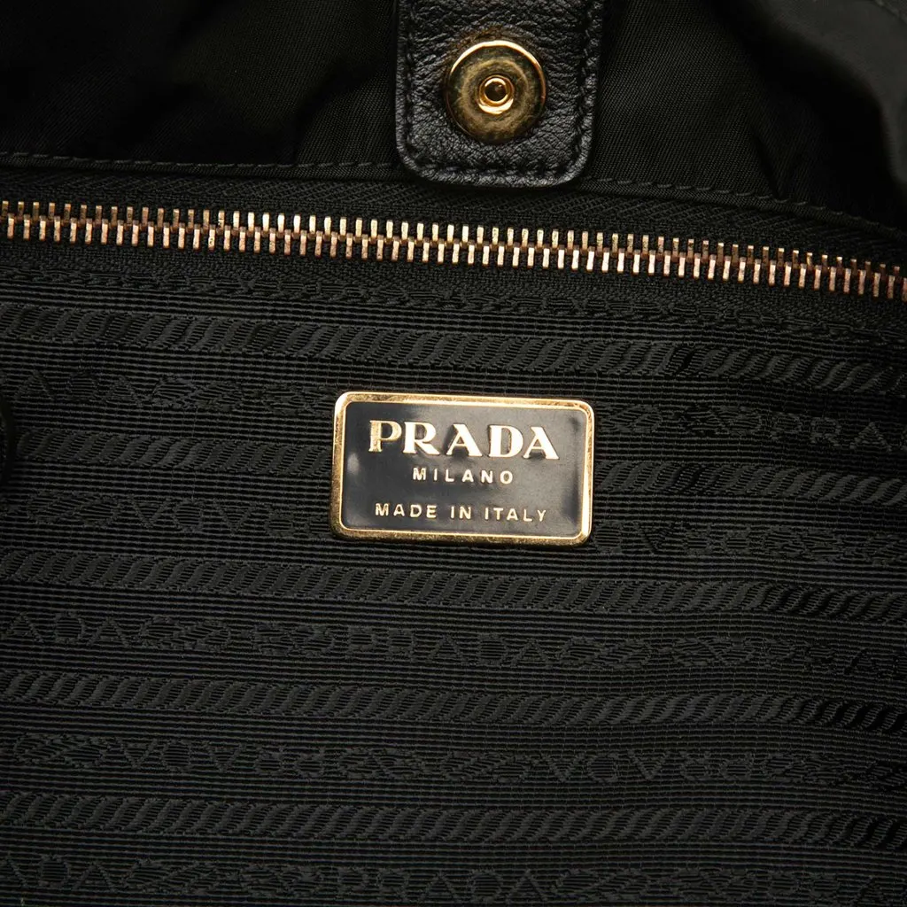 Prada Tessuto Tote Black Polyamide Good - Box View
