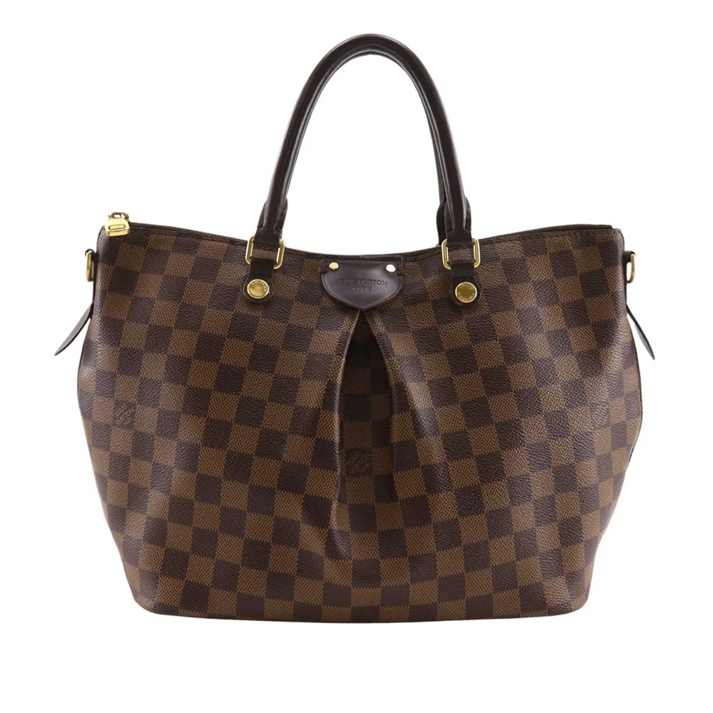 Louis Vuitton Damier Ebene Siena PM Brown Very good - Front View