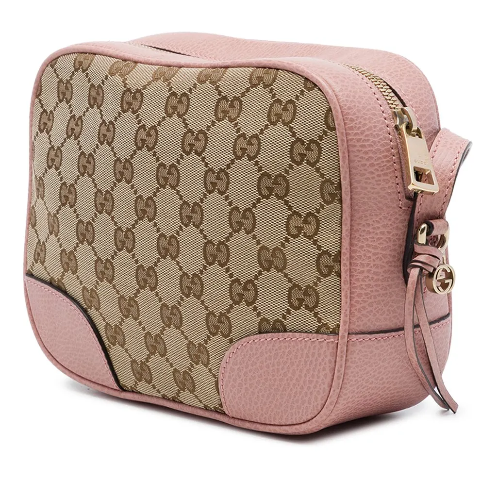 Gucci GG Canvas Bree Crossbody Beige Canvas Very good - Back View