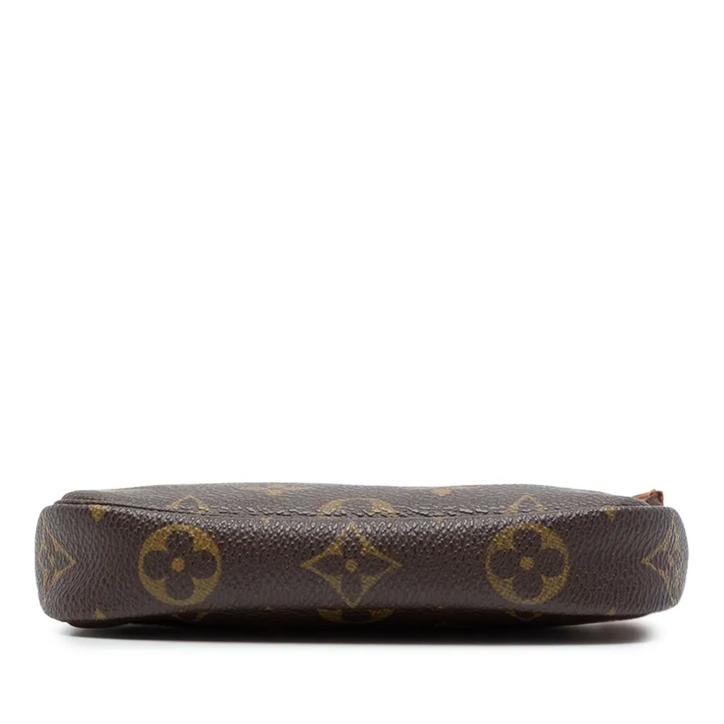 Louis Vuitton Monogram Mini Pochette Accessoires Brown Canvas Very good - Inside View