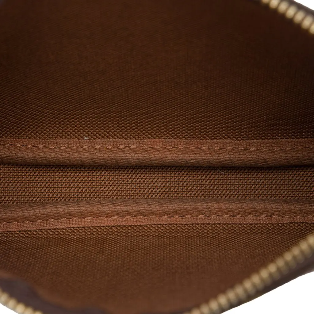 Louis Vuitton Monogram Mini Pochette Accessoires Brown Canvas Very good - Model View