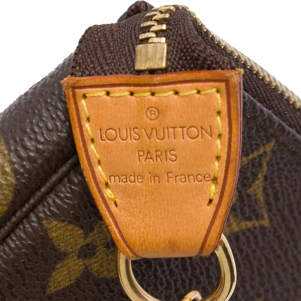 Louis Vuitton Monogram Mini Pochette Accessoires Brown Canvas Very good - Box View