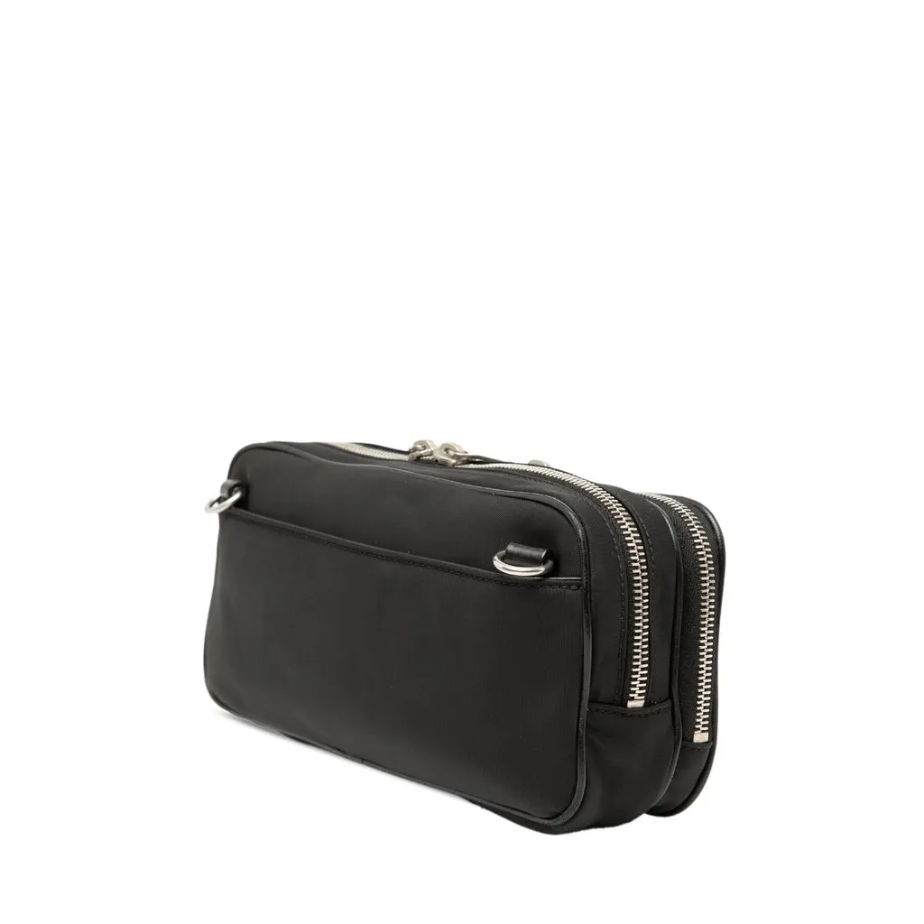 Saint Laurent Nylon and Patent Crossbody Black Very good - Back View
