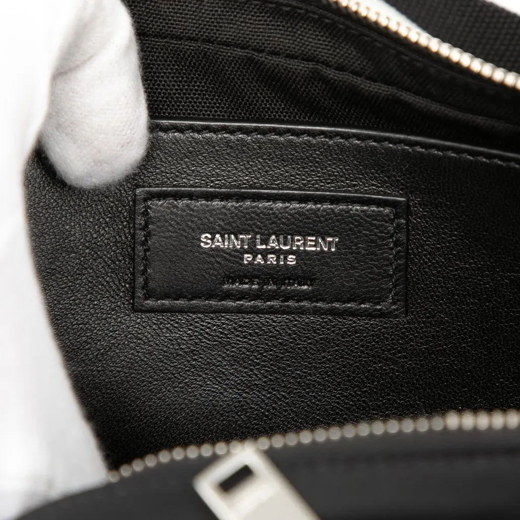 Saint Laurent Nylon and Patent Crossbody Black Very good - Box View