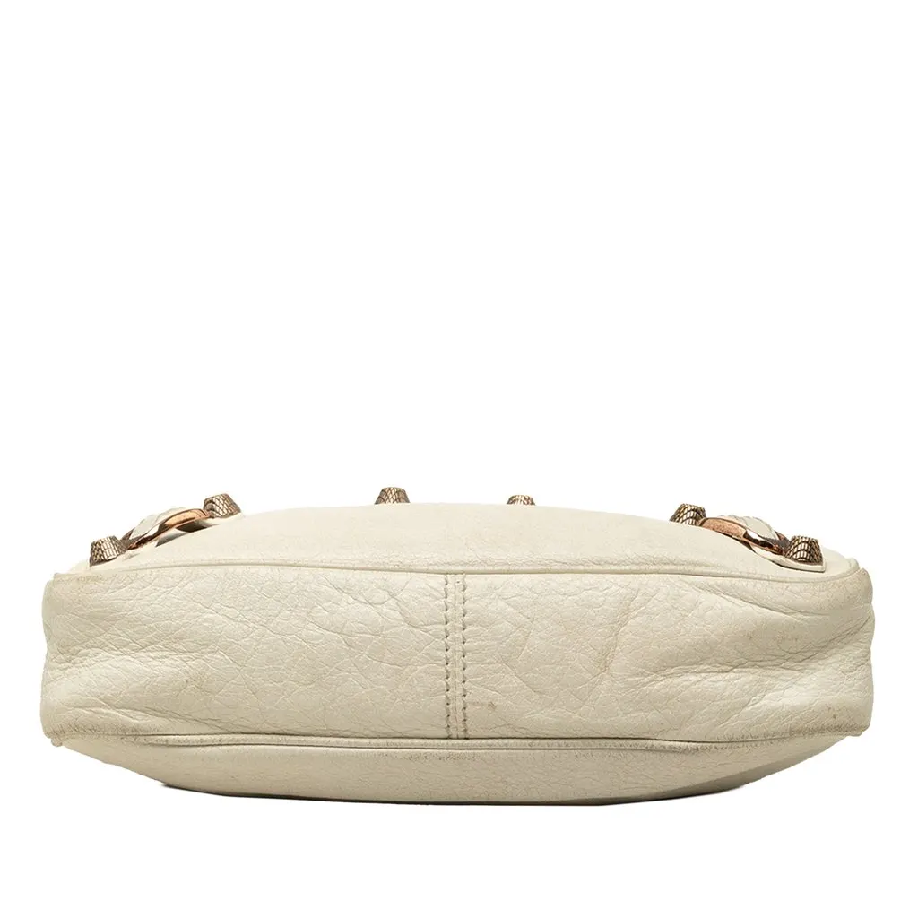 Balenciaga Lambskin Motocross Giant 21 Hip Crossbody Beige Leather Very good - Inside View