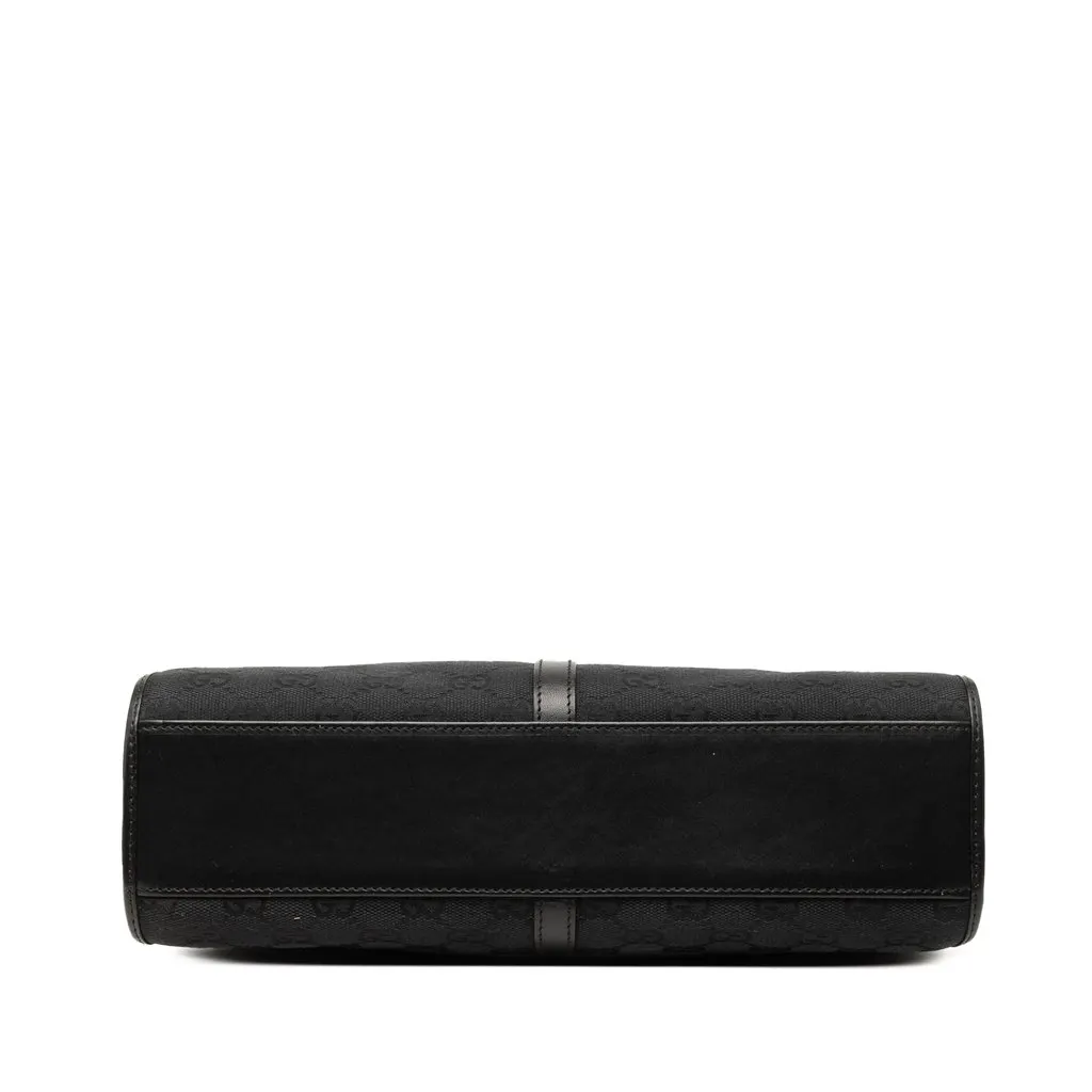 Gucci GG Canvas Jackie Tote Black Very good - Inside View