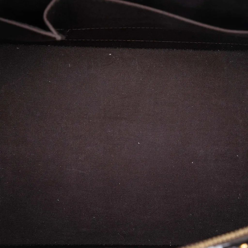 Louis Vuitton Monogram Vernis Alma GM Purple Leather Very good - Model View
