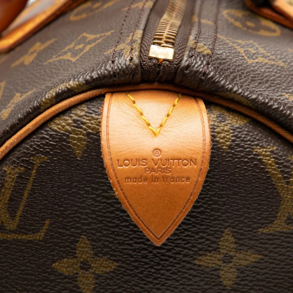 Louis Vuitton Monogram Speedy 30 Brown Canvas Very good - Model View