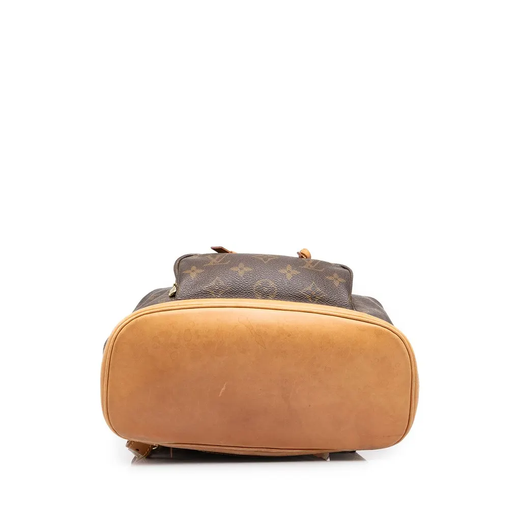 Louis Vuitton Monogram Montsouris PM Brown Canvas Good - Inside View