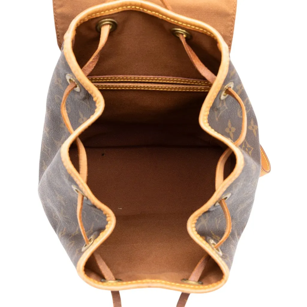 Louis Vuitton Monogram Montsouris PM Brown Canvas Good - Model View
