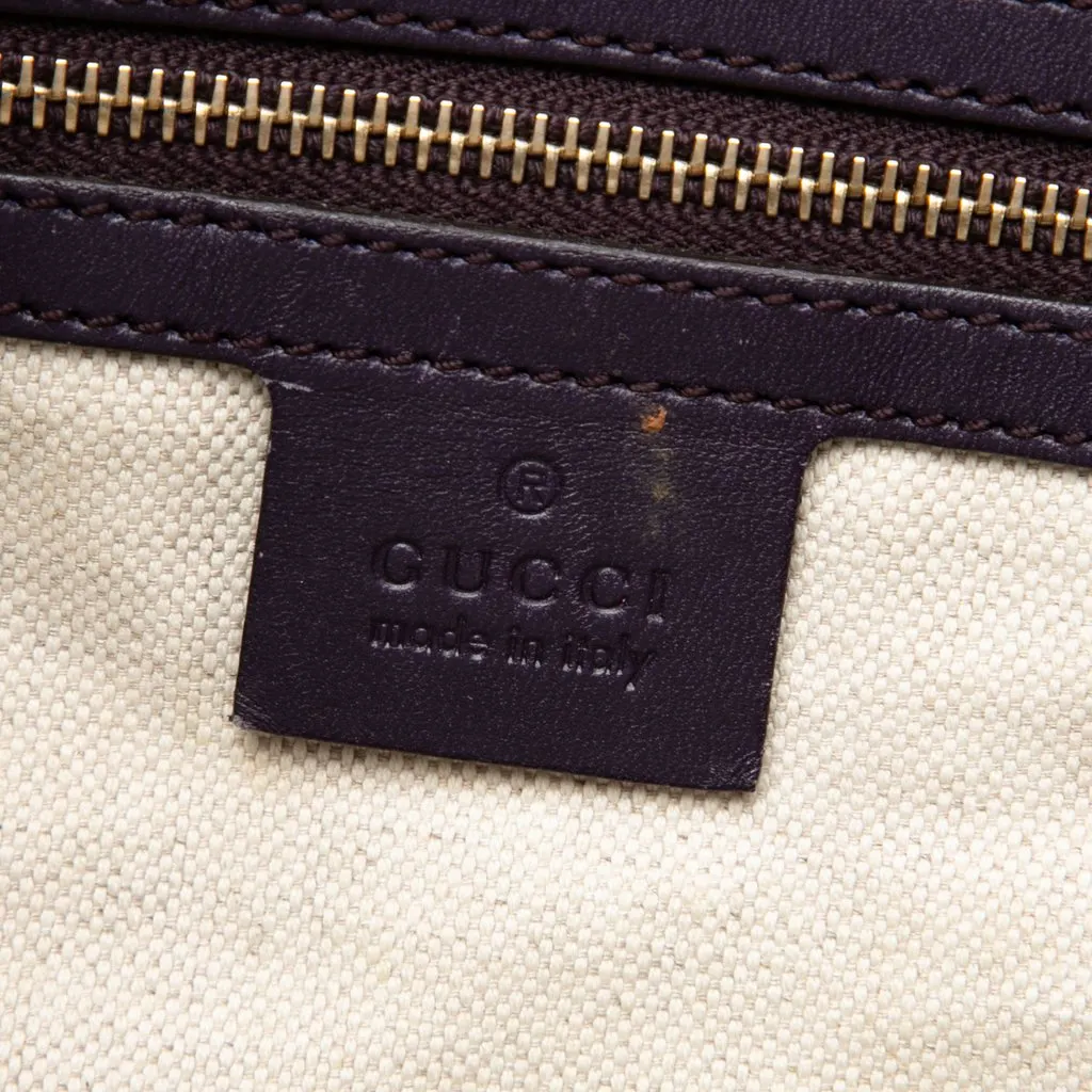 Gucci Medium GG Canvas Web Joy Boston Bag Beige Canvas Good - Box View