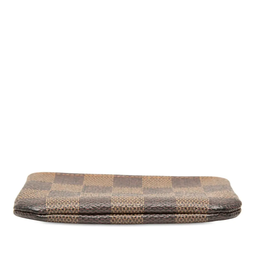 Louis Vuitton Damier Ebene Pochette Cles Brown Canvas Very good - Inside View