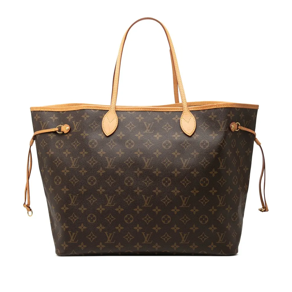 Louis Vuitton Monogram Neverfull GM Brown Very good - Front View