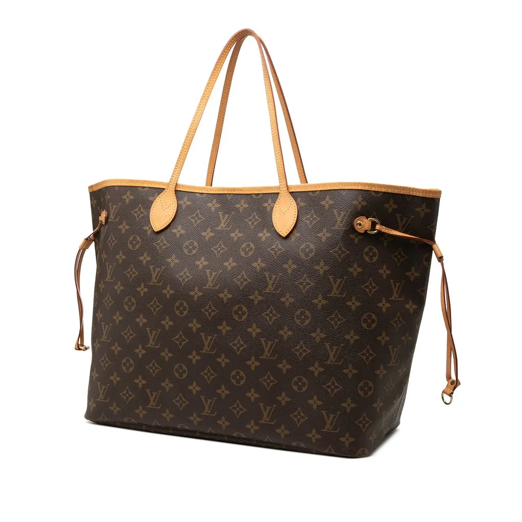 Louis Vuitton Monogram Neverfull GM Brown Very good - Back View