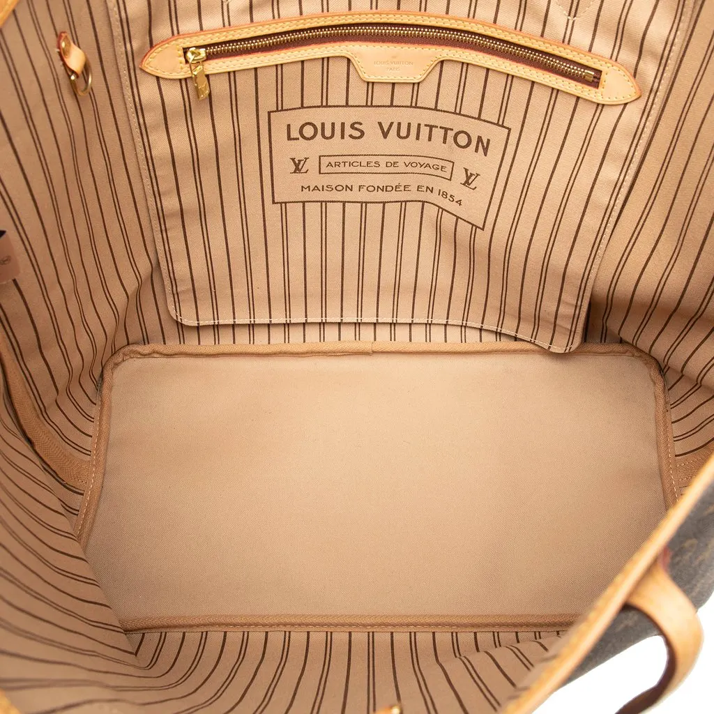 Louis Vuitton Monogram Neverfull GM Brown Very good - Model View