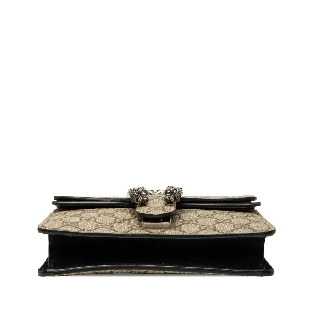 Gucci Small GG Supreme Dionysus Crossbody Beige Canvas Good - Inside View