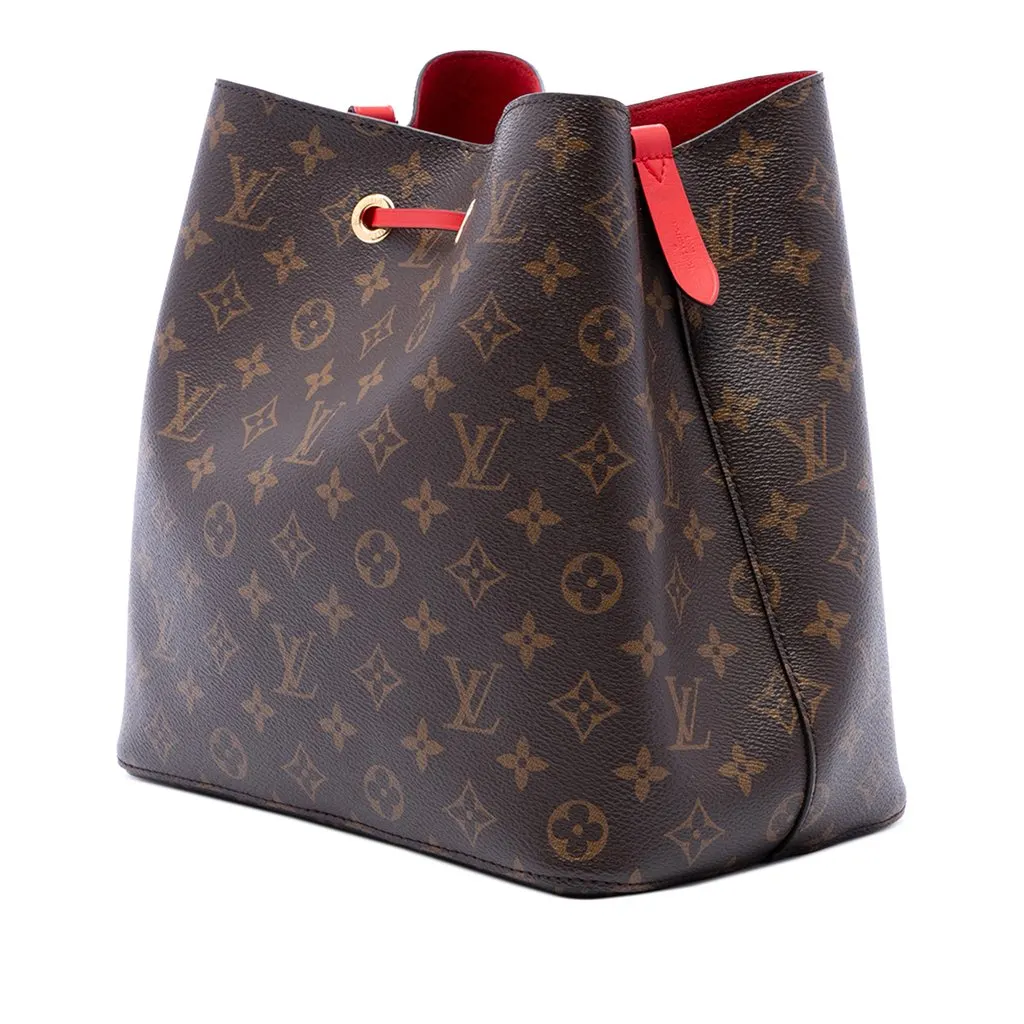 Louis Vuitton Monogram Neonoe MM Brown Canvas Very good - Back View