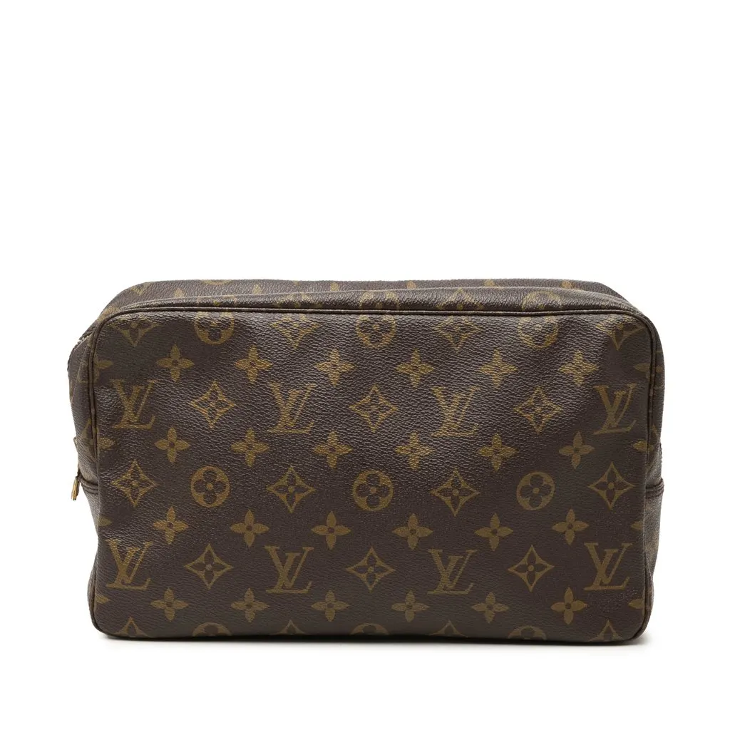 Louis Vuitton Monogram Trousse Toilette 28 Brown Very good - Front View