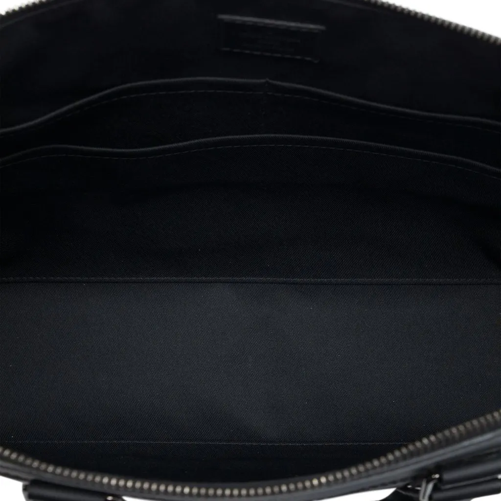 Louis Vuitton Monogram Eclipse Explorer Business Bag Black Very good - Model View