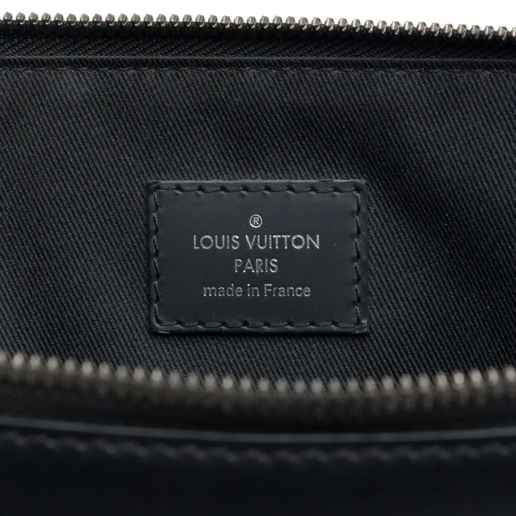 Louis Vuitton Monogram Eclipse Explorer Business Bag Black Very good - Box View