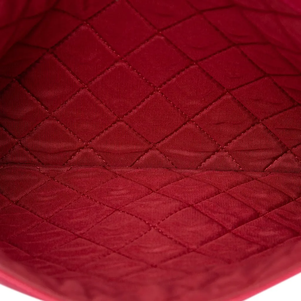 Chanel Paris Cuba Quilted Caviar Thread Around Envelope Clutch Pink Leather Very good - Model View