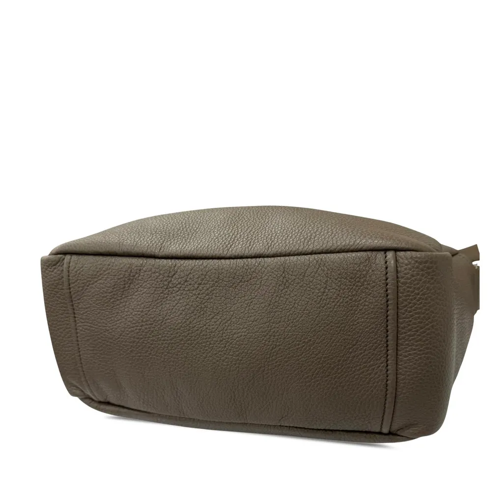 Prada Vitello Daino Crossbody Brown Leather Very good - Inside View