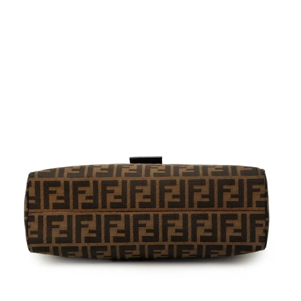 Fendi Zucca Canvas Shoulder Bag Brown Very good - Inside View