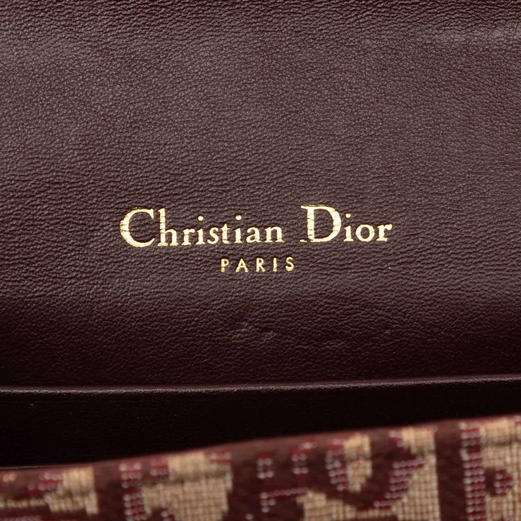 Dior Oblique Canvas Saddle Belt Bag Red Canvas Good - Box View