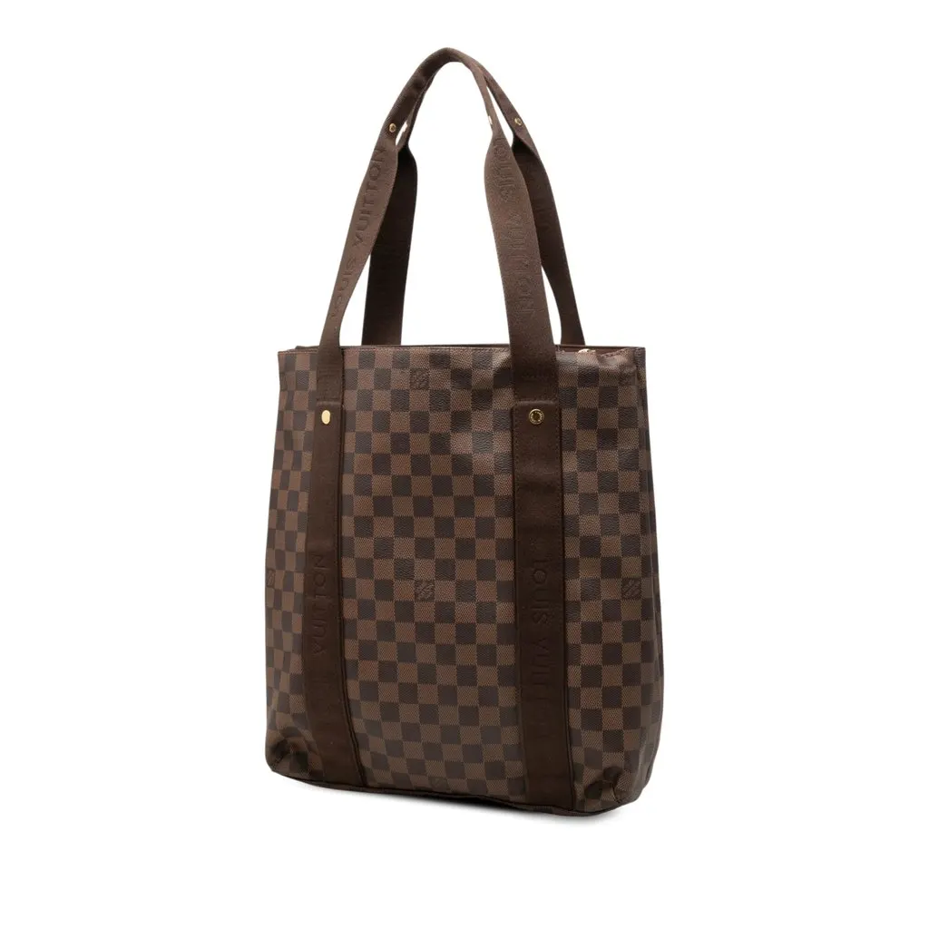 Louis Vuitton Damier Ebene Cabas Beaubourg Brown Very good - Back View