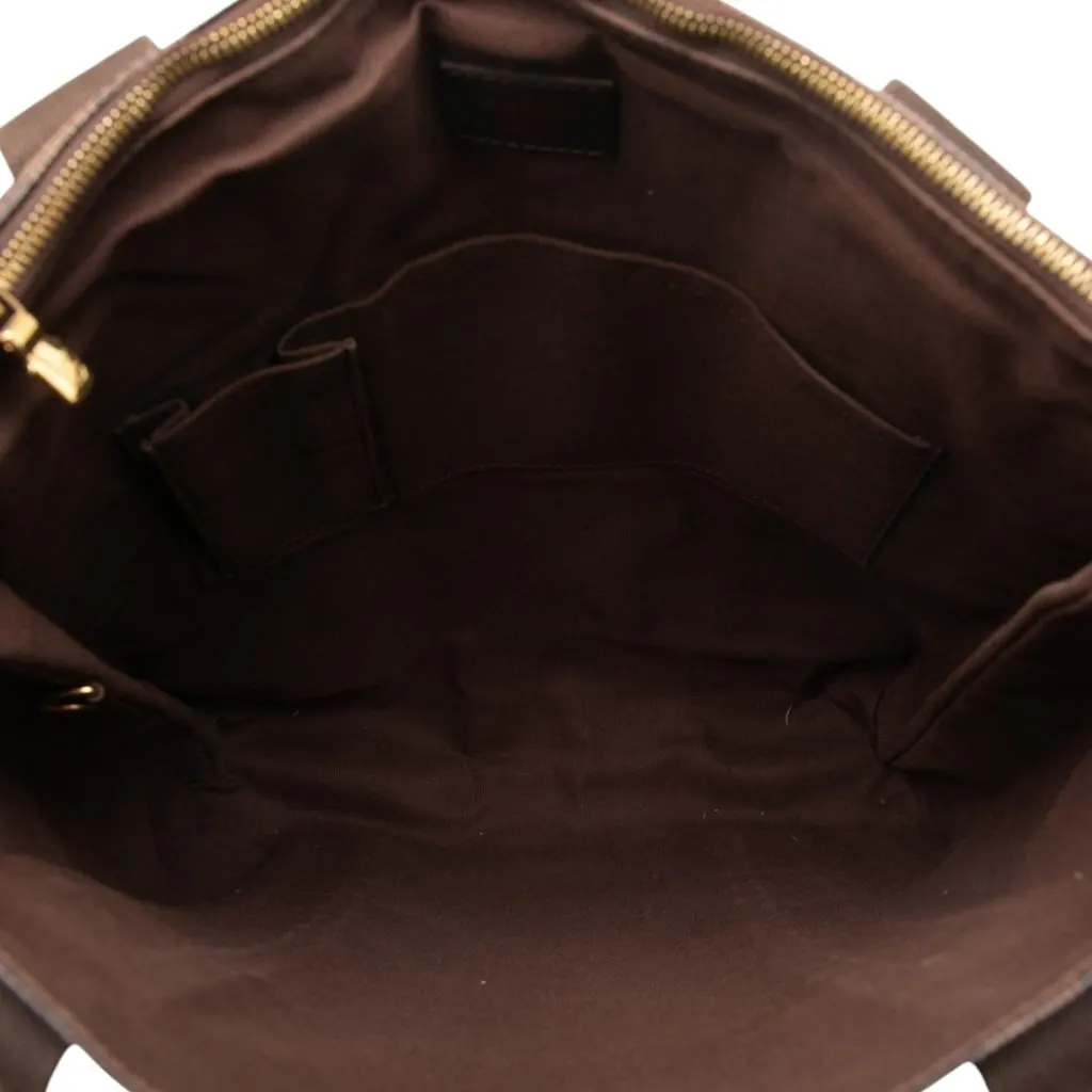 Louis Vuitton Damier Ebene Cabas Beaubourg Brown Very good - Model View
