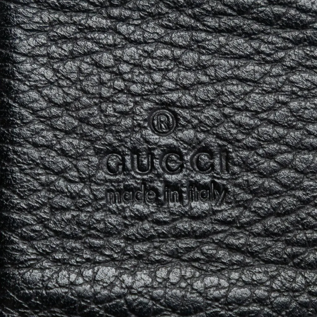 Gucci GG Canvas Messenger Bag Black Very good - Box View