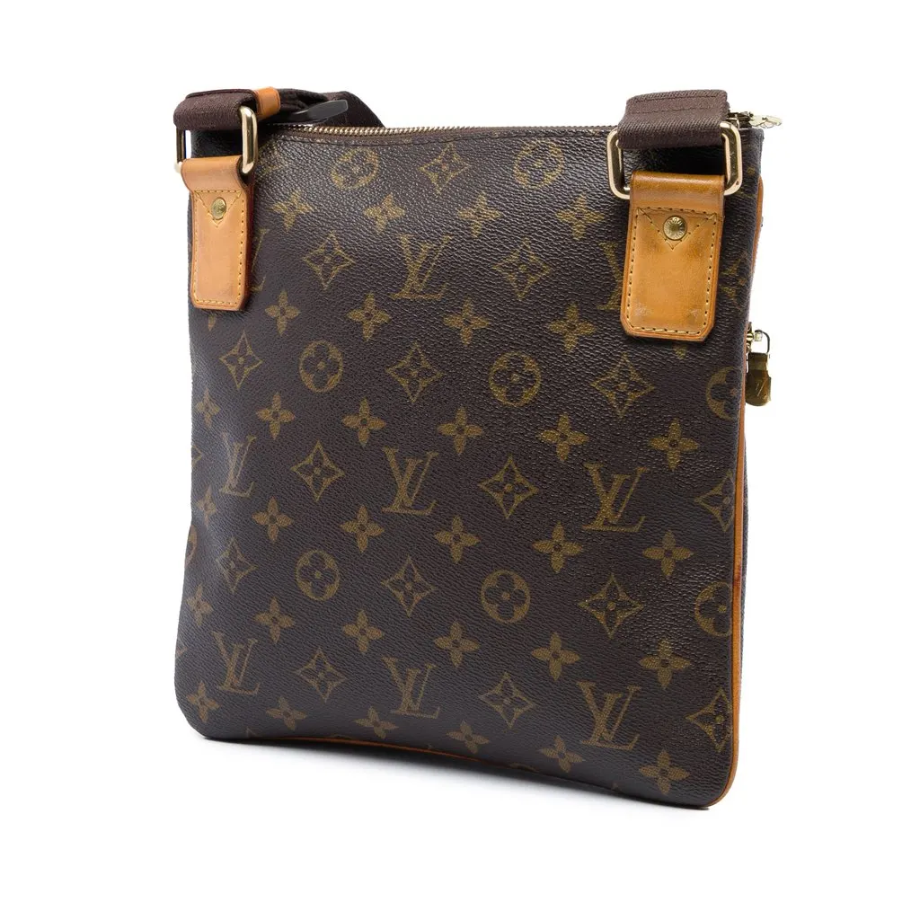 Louis Vuitton Monogram Pochette Valmy Brown Canvas Very good - Back View
